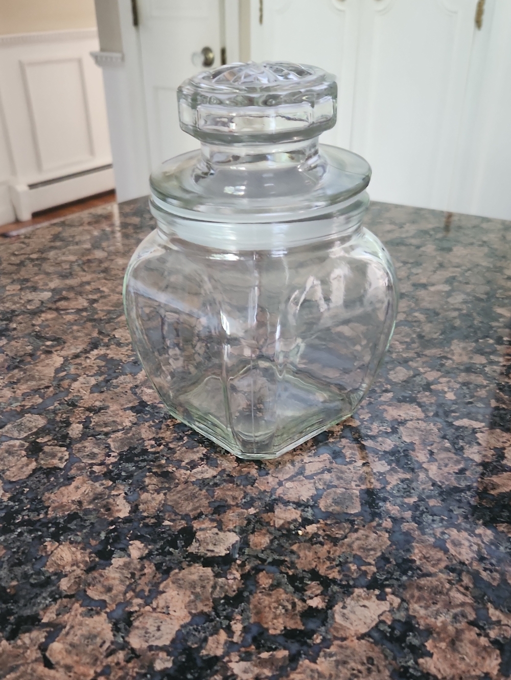 Clear Glass Jar with Lid